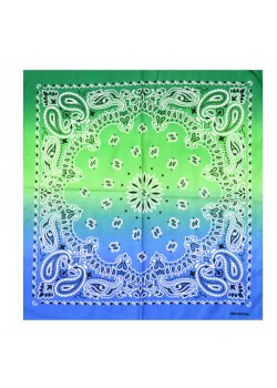 Бандана кърпа за глава Bandana в цвят синьо омбре