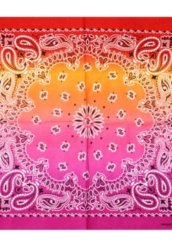 Бандана кърпа за глава Bandana в цвят оранжево омбре