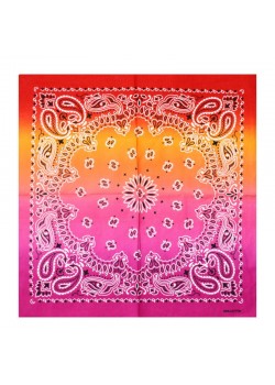 Бандана кърпа за глава Bandana в цвят оранжево омбре