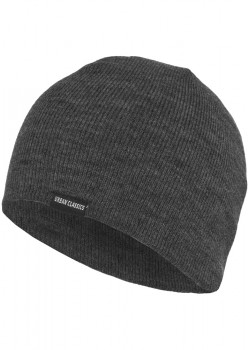 Мъжка шапка бийни в цвят графит Urban Classics Basic Beanie 