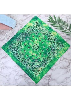 Бандана кърпа за глава Bandana в зелен цвят