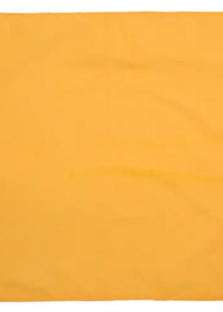 Бандана кърпа за глава Bandana в изчистен тъмножълт цвят